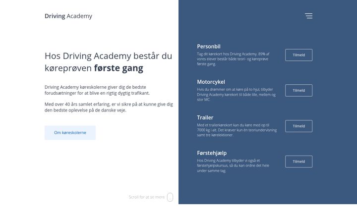 Captura de pantalla de driving-academy.net