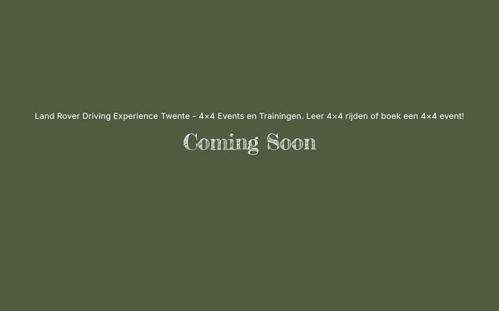 Screenshot di drivingadventure.nl