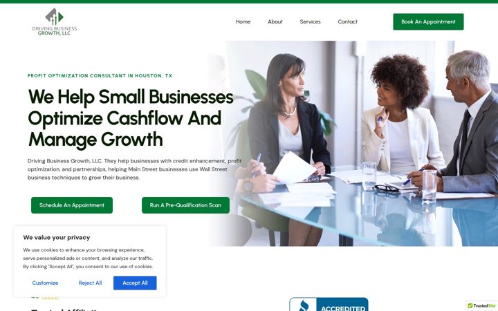 Screenshot of drivingbusinessgrowthllc.com