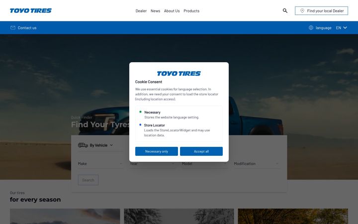 Screenshot του drivingline.com
