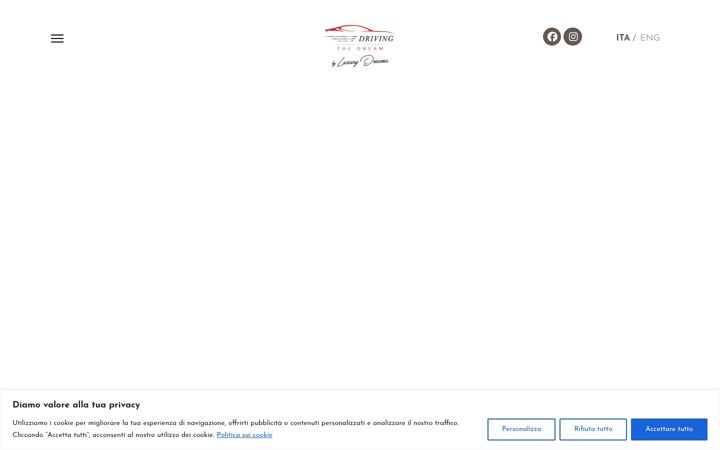Screenshot of drivingthedream.it