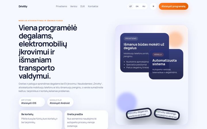 Screenshot of drivitty.com