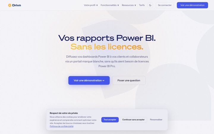 Screenshot of drivn.fr