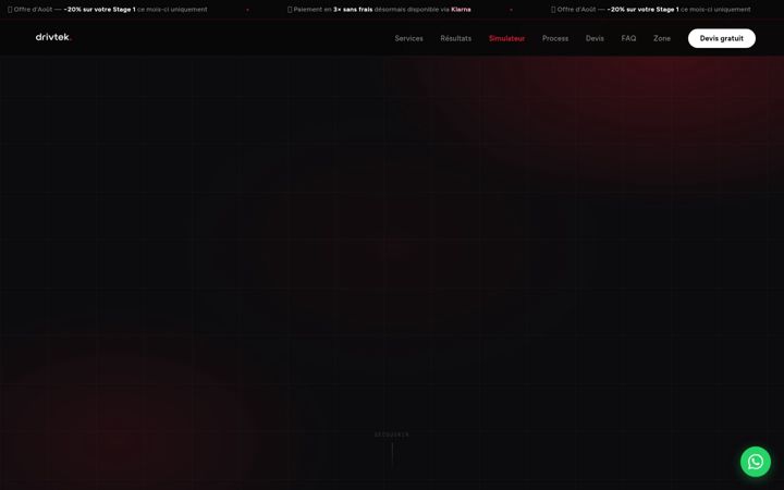 Screenshot of drivtek.fr