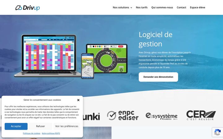 Screenshot of drivup.fr