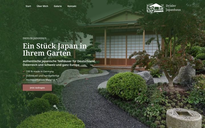 Screenshot of drixlerjapanhaus.de