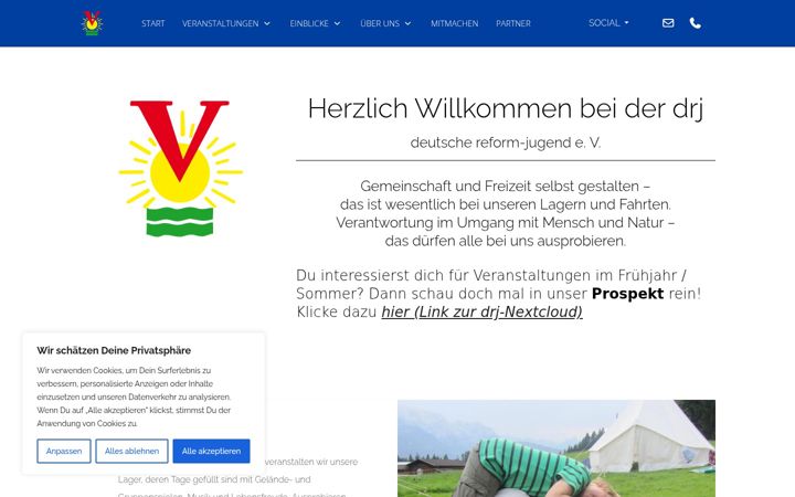 Screenshot of drj.de
