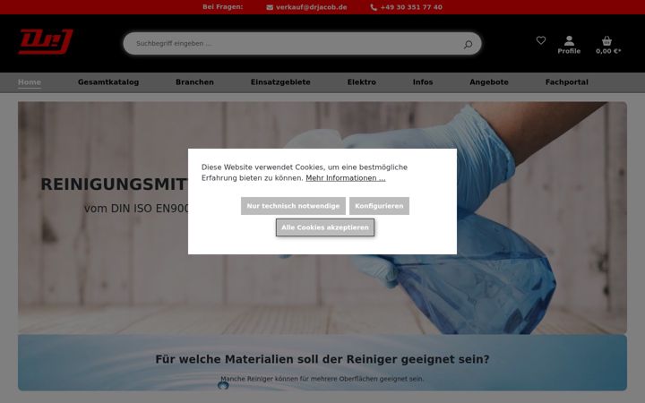 Zrzut ekranu drjacob.de