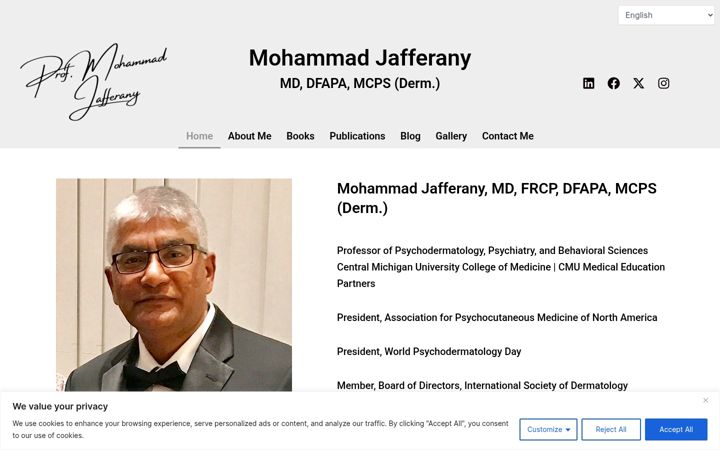 Screenshot of drjaff.com
