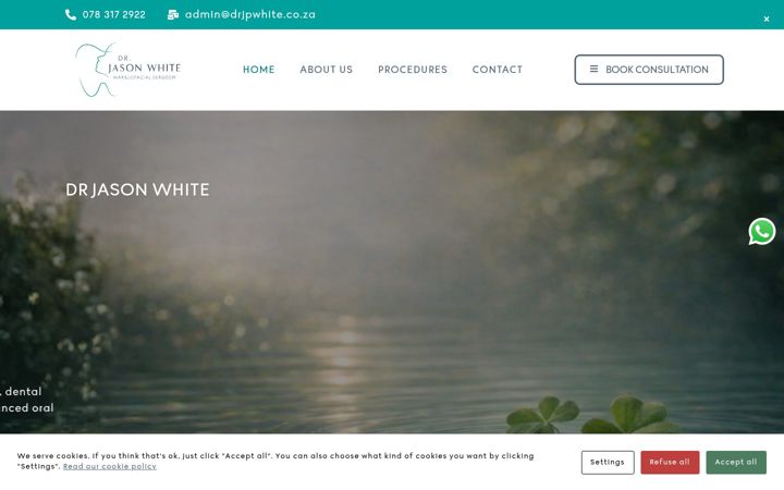 Screenshot di drjasonwhite.co.za