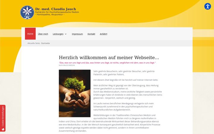 Screenshot of drjauch.de