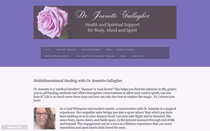 Screenshot of drjeanettegallagher.com