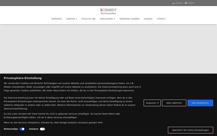 Screenshot of drjensschmidt.de