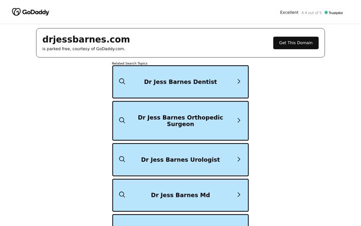 Screenshot of drjessbarnes.com