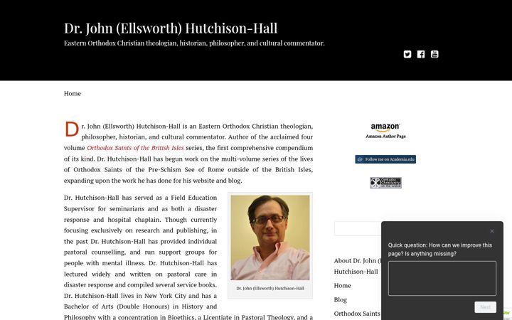 Screenshot of drjohnhutchisonhall.com