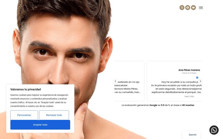 Screenshot of drjuandavo.com