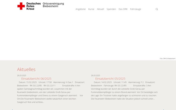 Ekrano kopija drk-biebesheim.org