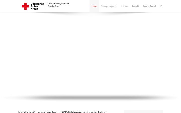 Zrzut ekranu drk-bildungscampus.de