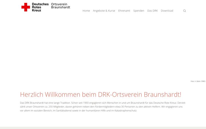 Zrzut ekranu drk-braunshardt.de