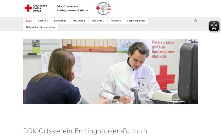 Snimka zaslona za drk-emtinghausen.de