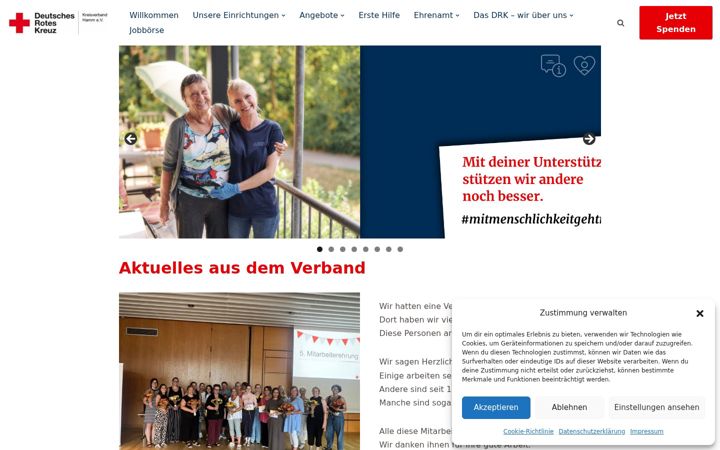 Snimka zaslona za drk-hamm-einfache-sprache.de