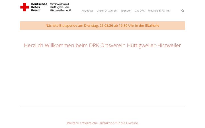 Snimka zaslona za drk-huettigweiler-hirzweiler.de