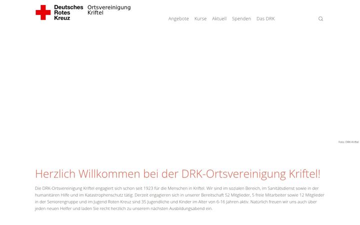 Screenshot van drk-kriftel.de