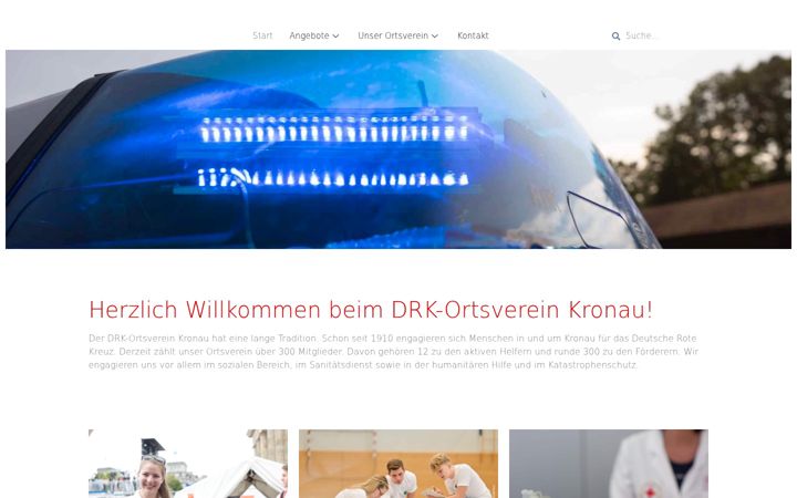 Screenshot του drk-kronau.de