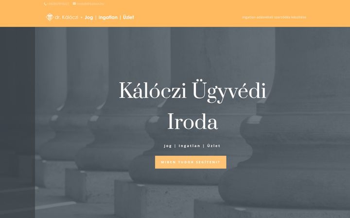 Screenshot of drkaloczi.hu