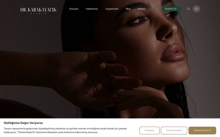 Screenshot of drkarakayacik.com