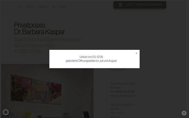 Screenshot of drkaspar.com
