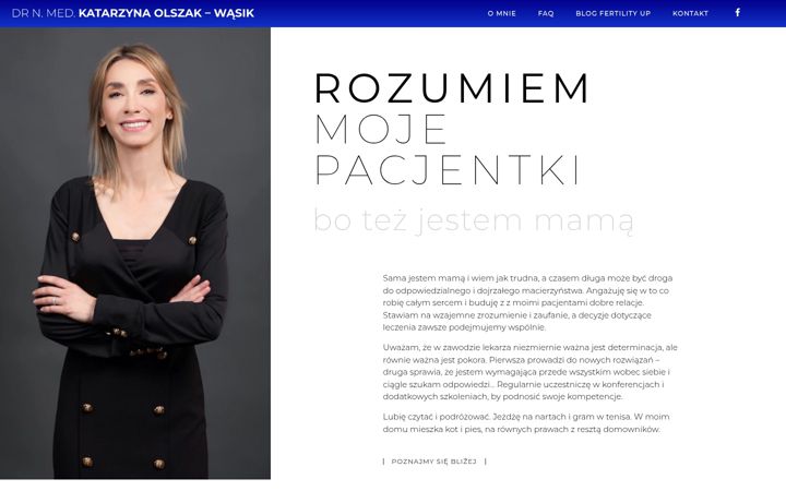 Captura de ecrã de drkatarzynaolszak.pl