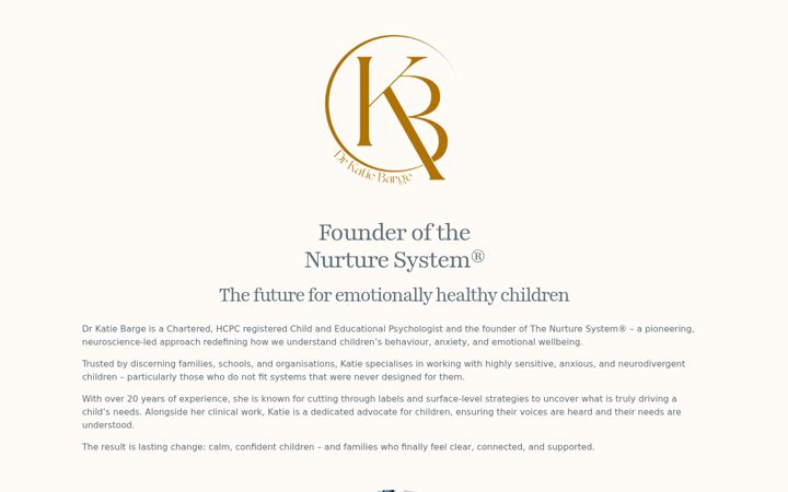 Screenshot of drkatietherapy.com