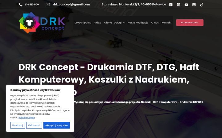 Captura de ecrã de drkconcept.pl