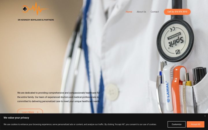Screenshot di drkennedyandpartners.co.za