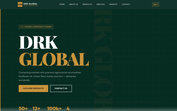 Captura de pantalla de drkglobal.net