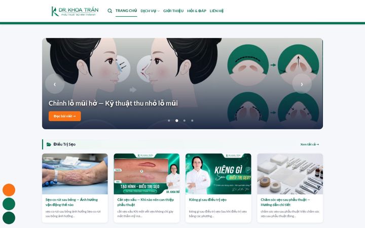 Screenshot of drkhoatran.com