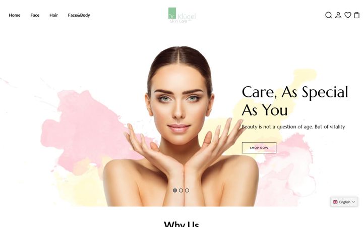Screenshot of drklugel.com