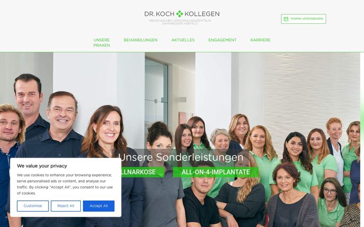 Captura de ecrã de drkoch-partner.de
