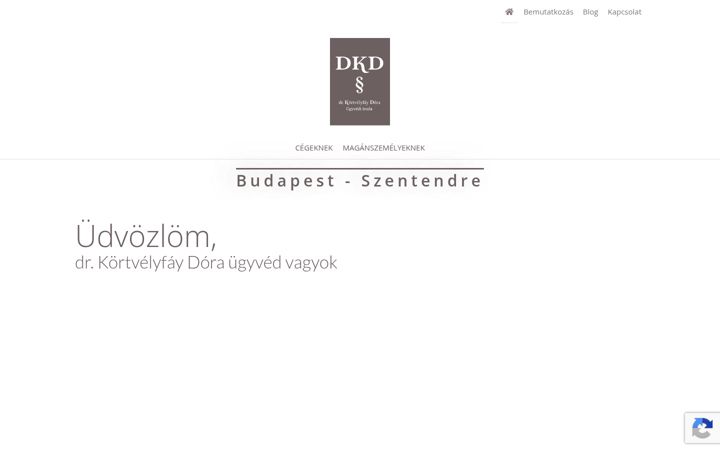 Screenshot of drkortvelyfaydora.hu