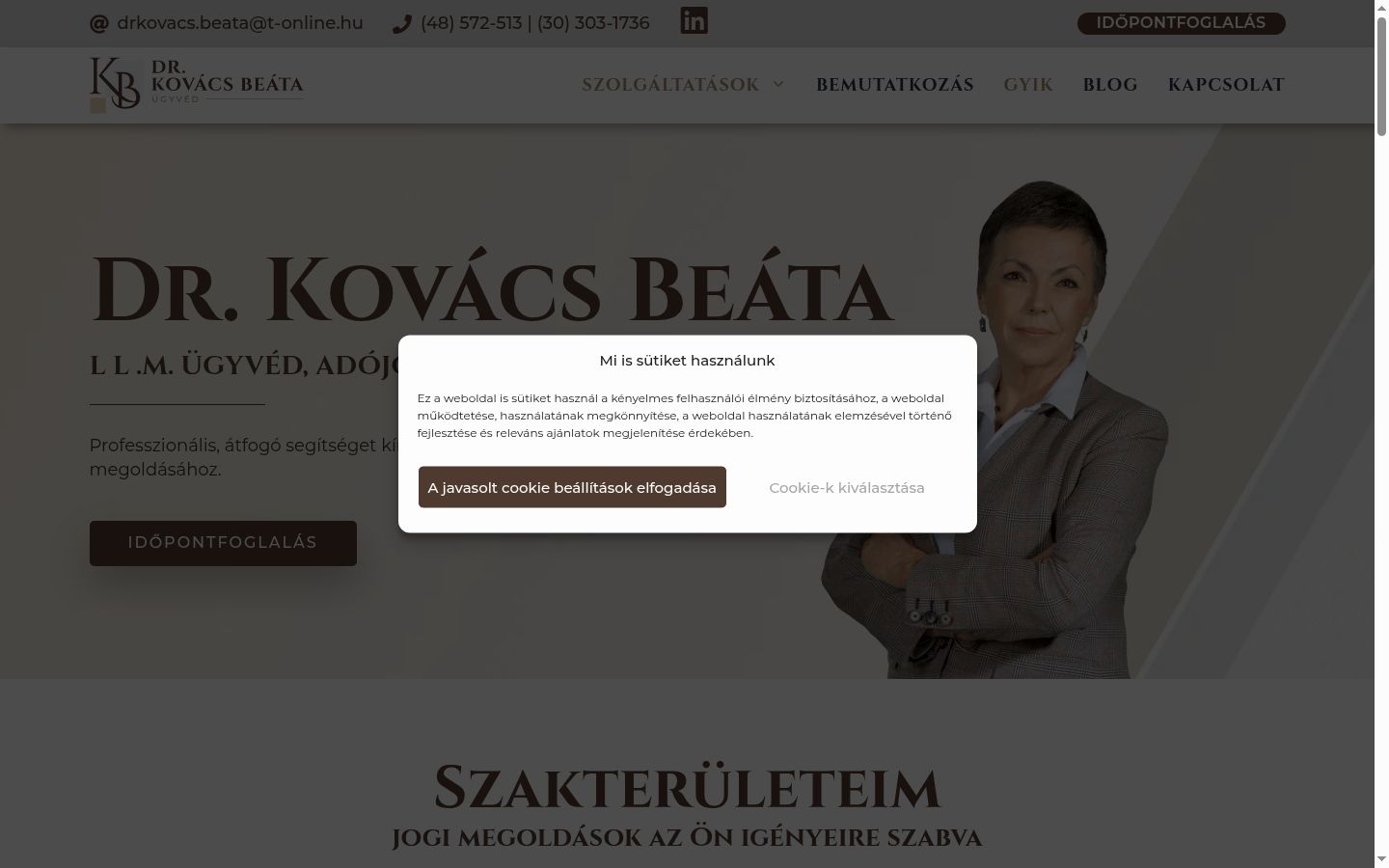 Ekrānuzņēmums ar piekrišanas baneri, kas tika rādīts pirms jebkādas mijiedarbības