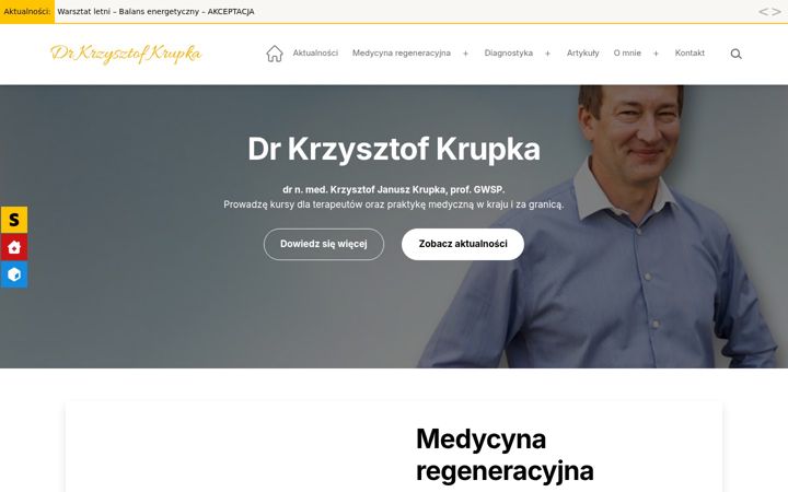 Captura de ecrã de drkrupka.pl