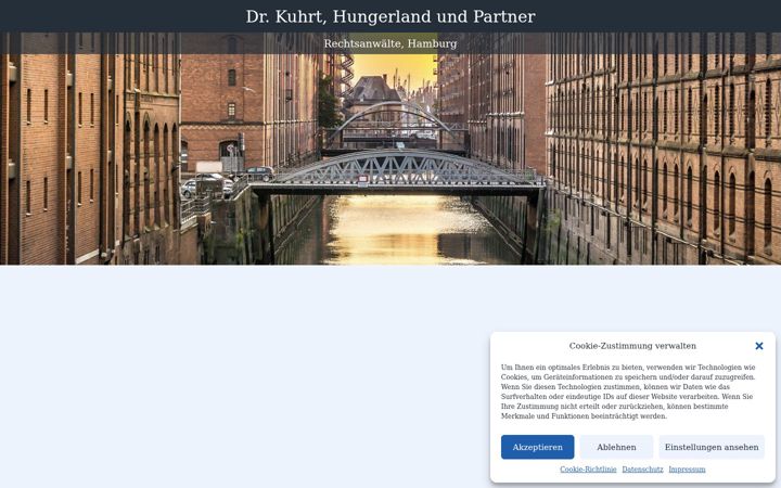 Screenshot of drkuhrtundpartner.de