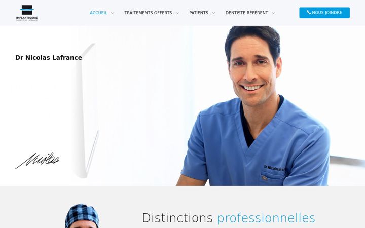 Screenshot of drlafrance.com