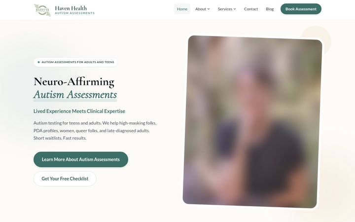 Screenshot of drlanaferris.com