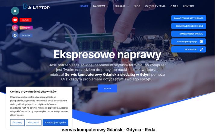 Captura de ecrã de drlaptop.pl