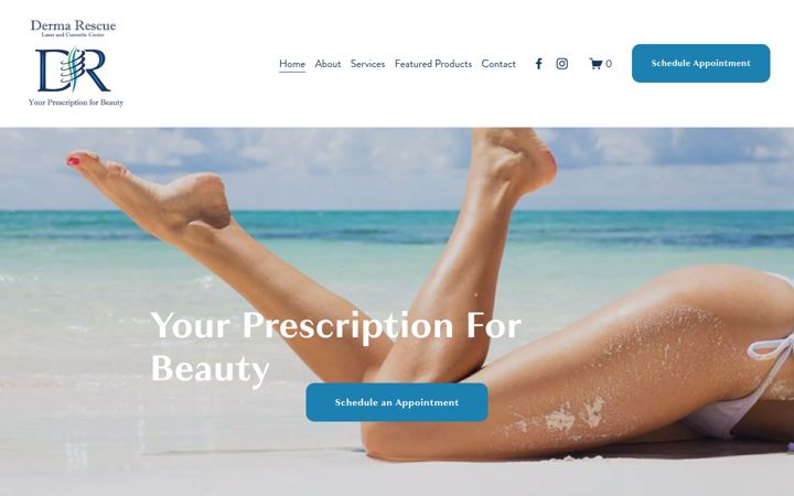 Screenshot of drlasercenter.com