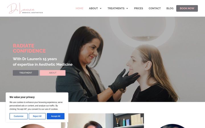 Screenshot di drlauren.co.uk