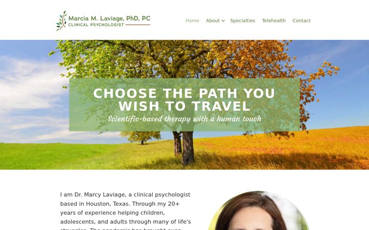 Screenshot of drlaviage.com