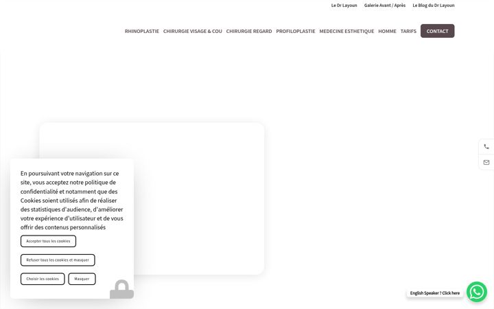 Screenshot van drlayoun.fr